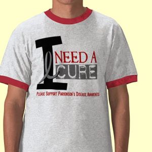 I NEED A CURE 1 PARKINSON’S DISEASE T-Shirts